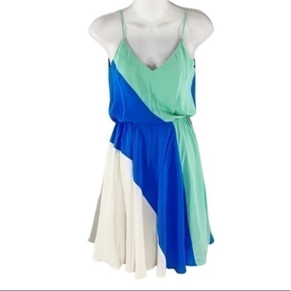 Yumi Kim colorblock tank silk dress H26